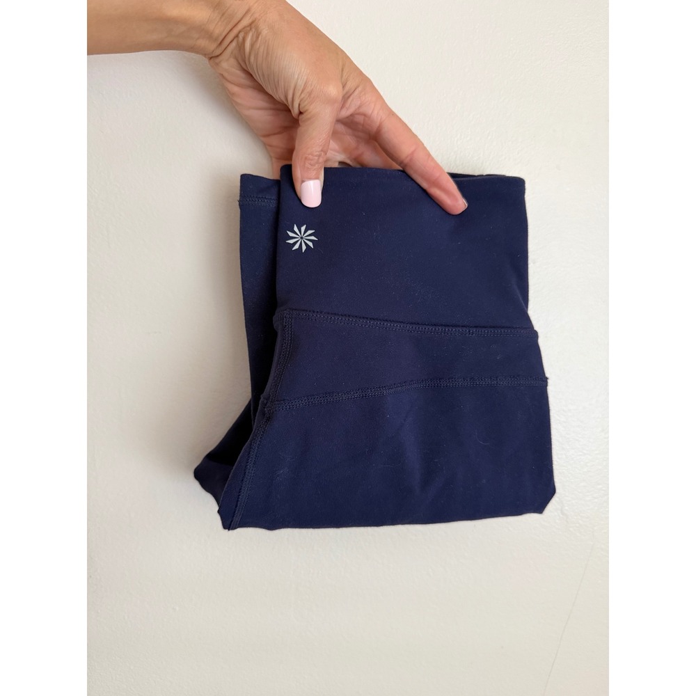 Athleta Womens Navy Blue High Waisted Performance Leggings XSP 138354‎